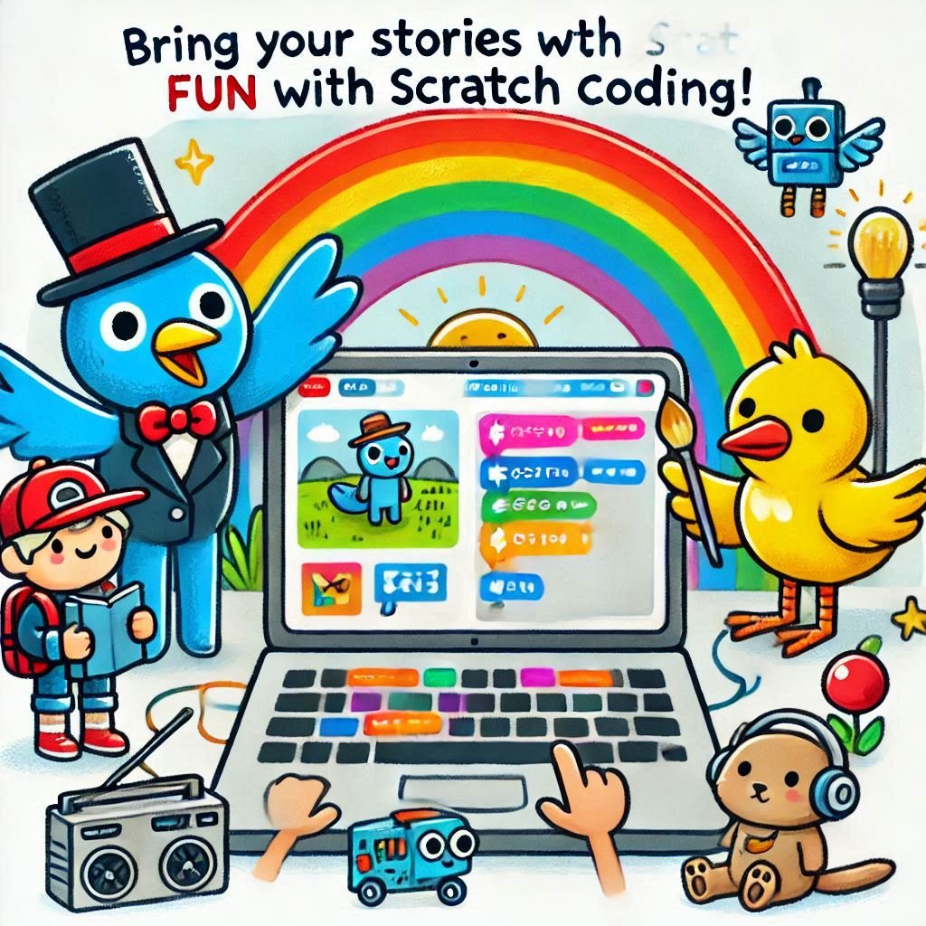Bring Your Stories to Life, Fun with Scratch Coding!